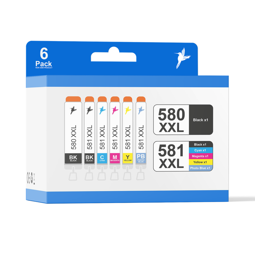 realprint PGI-580 / CLI-581 6er-Multipack